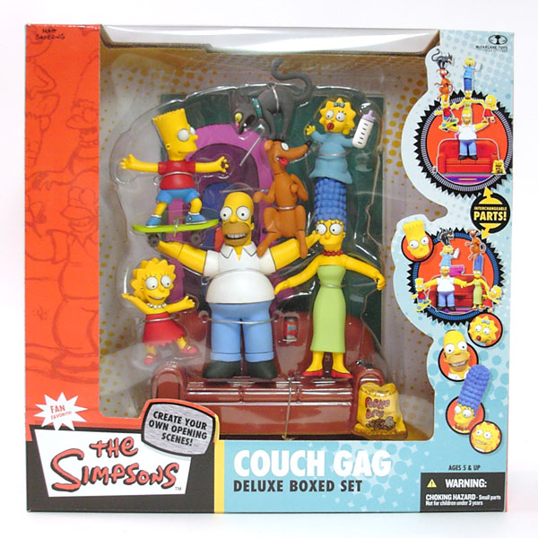 THE SIMPSONS : COUCH GAG DELUXE BOXED SET: 米玩亭