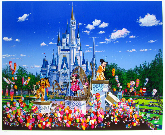 ヒロ・ヤマガタ クラウンキャッスルディズニーランド ミッキーマウス