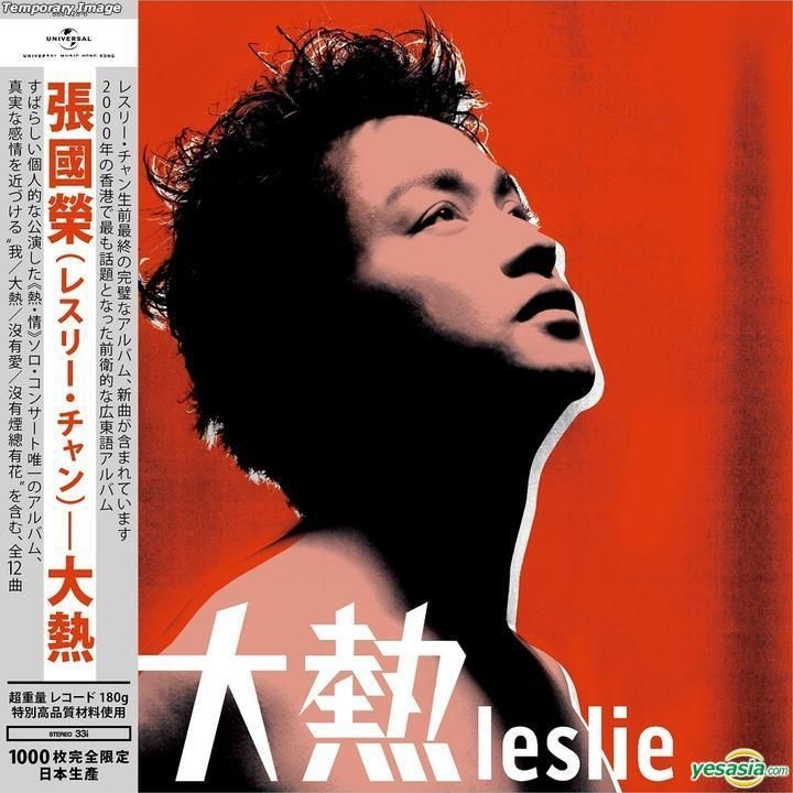 レスリーチャン ポスター 熱情演唱會 passion Leslie Cheung Passion