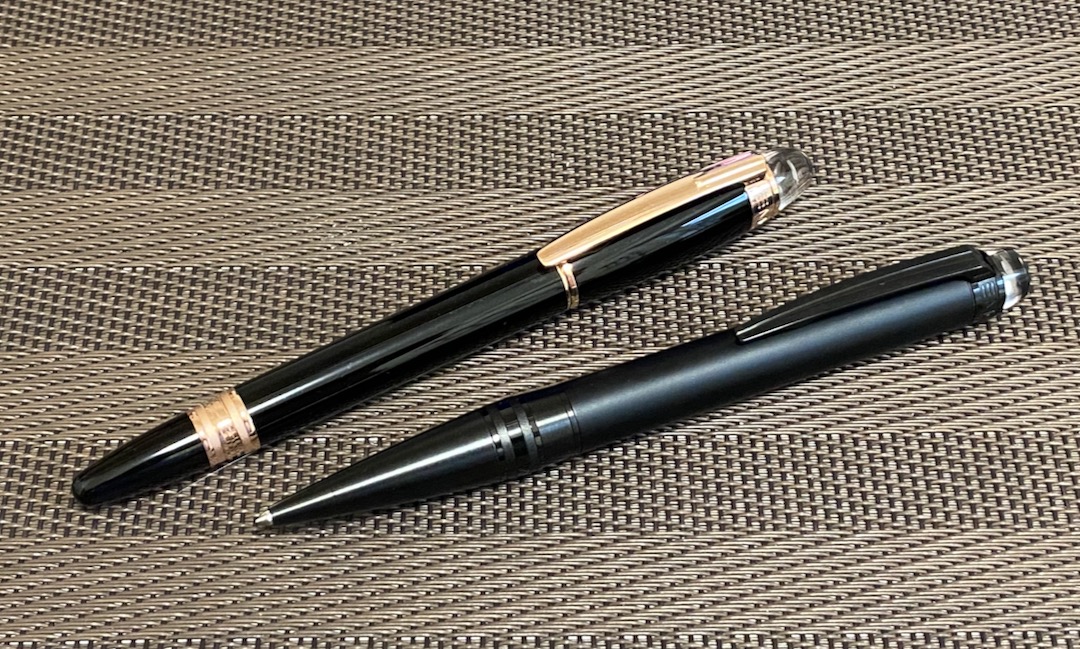 モンブラン スターウォーカー ローラーボール レビュー】透明なドーム