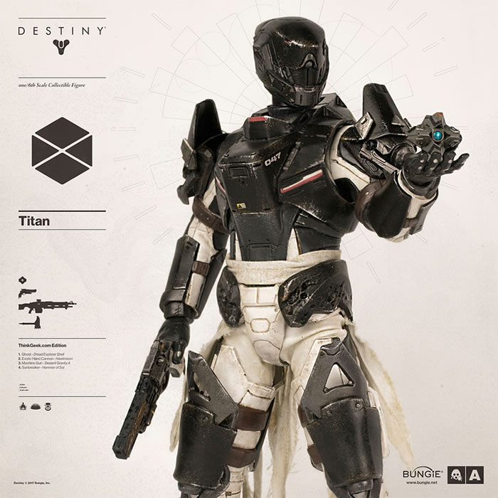 threeAが黒い“タイタン”を再現したThinkGeek限定の「Destiny