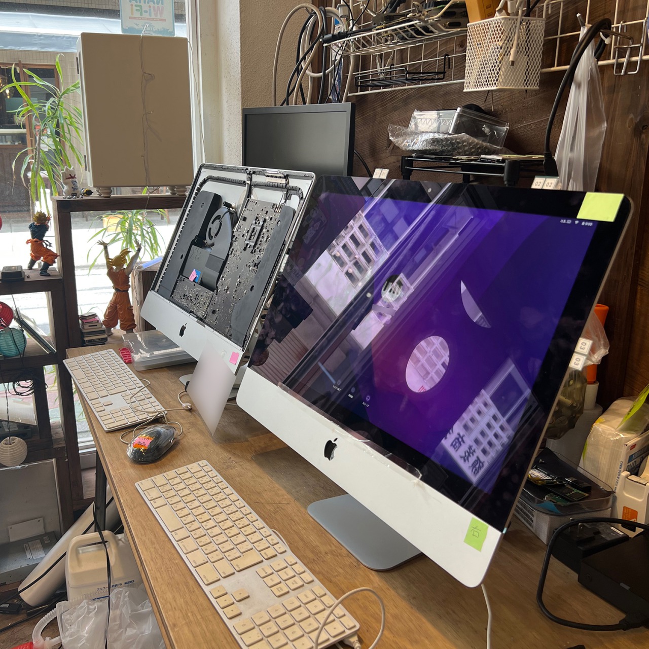 iMac (21.5-inch, 2017) 2機種 メモリ増設 SSD交換 修理