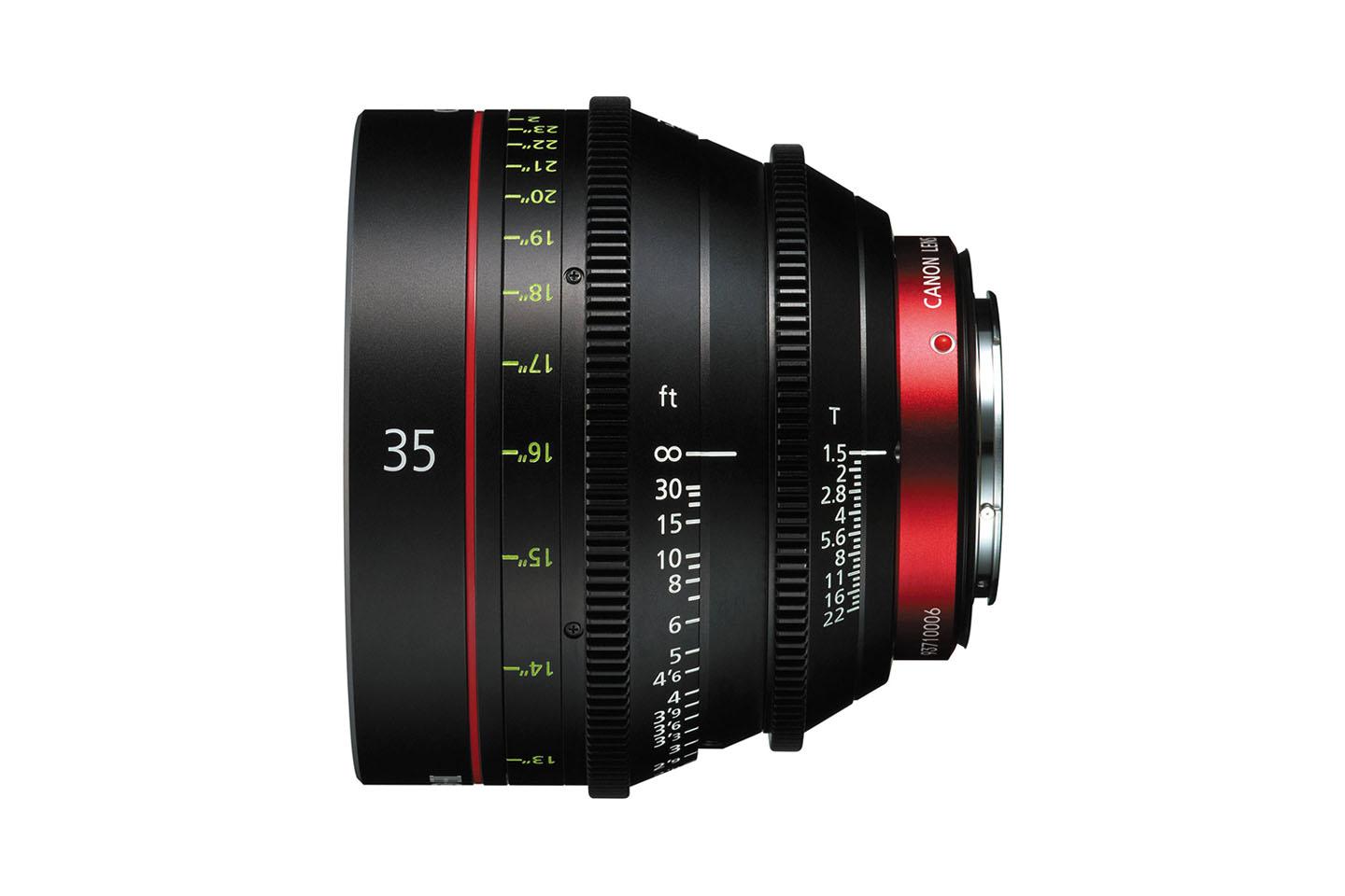 CANON シネレンズ CN-E 35mm T1.5 L F（フィート表記）