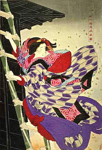 八百屋お七の浮世絵の画像 | 江戸ガイド