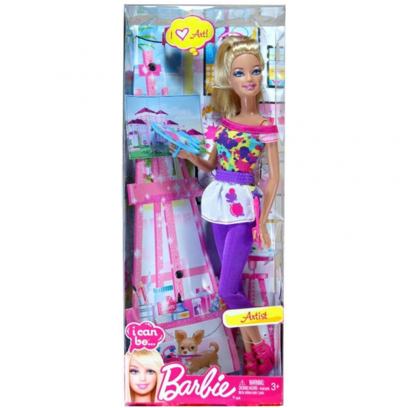 Barbie I Can Be Artist Barbie doll - Y7486 BarbiePedia