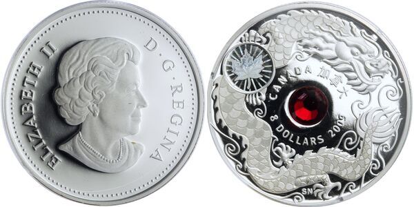 8 Dollars - Elizabeth II (Maple of Wisdom) - Canada – Numista