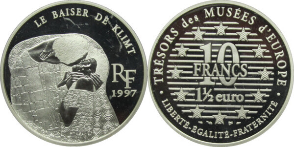 EUROPA 銀貨 1999年発行 SV900 Monnaie de Paris Pièce 65,5957 Francs