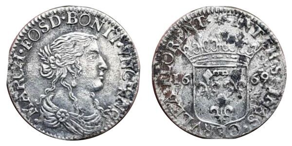 1 Luigino - Imitation of Dombes - Marquisate of Fosdinovo – Numista