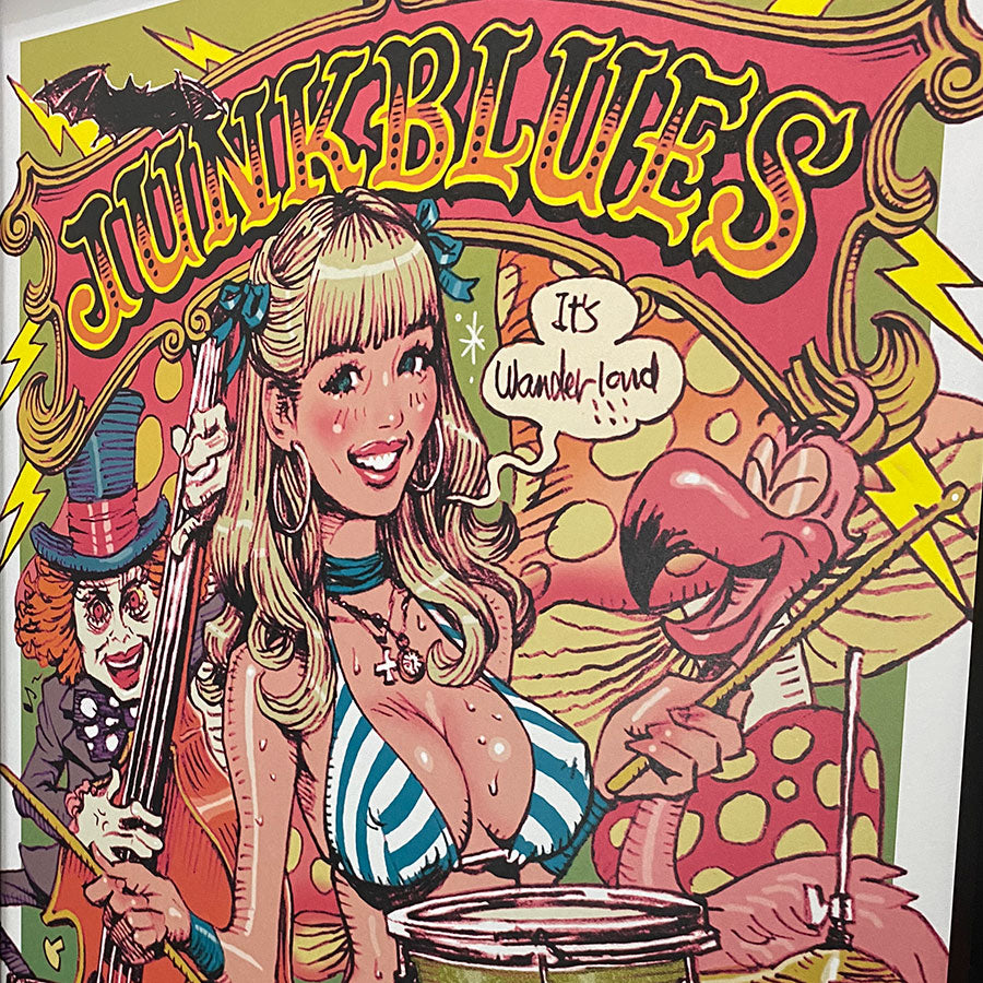 JUNK BLUES x Rockin'Jelly Bean” OFFSET POSTER – EROSTIKA