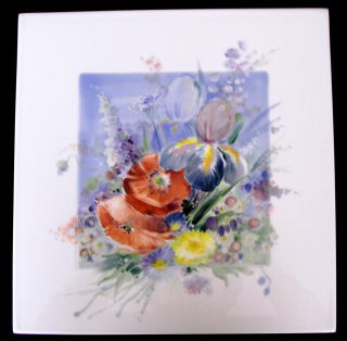マイセンの陶板画 Sommer マイセンの陶板画 Sommer