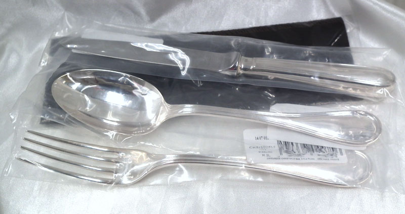 クリストフル 純銀製 スターリングシルバー 950製 調味料用 スプーン