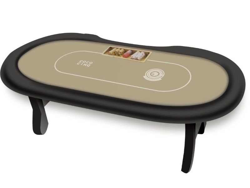 新品未使用 LEDポーカーテーブル レア WPTブラックデザイン