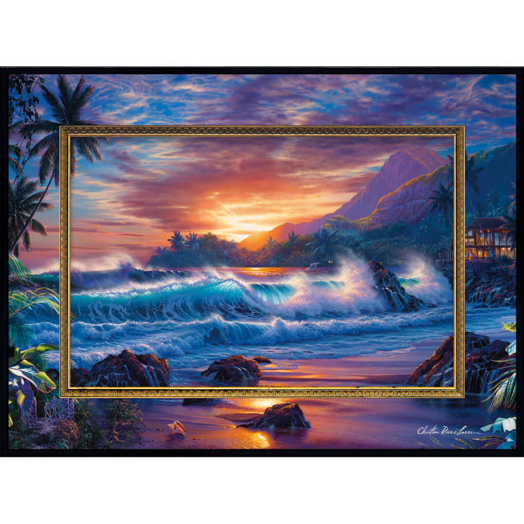 アンソニー・キャセイ版画「バリ・ハイ・ムーンライト」ラッセンが師匠