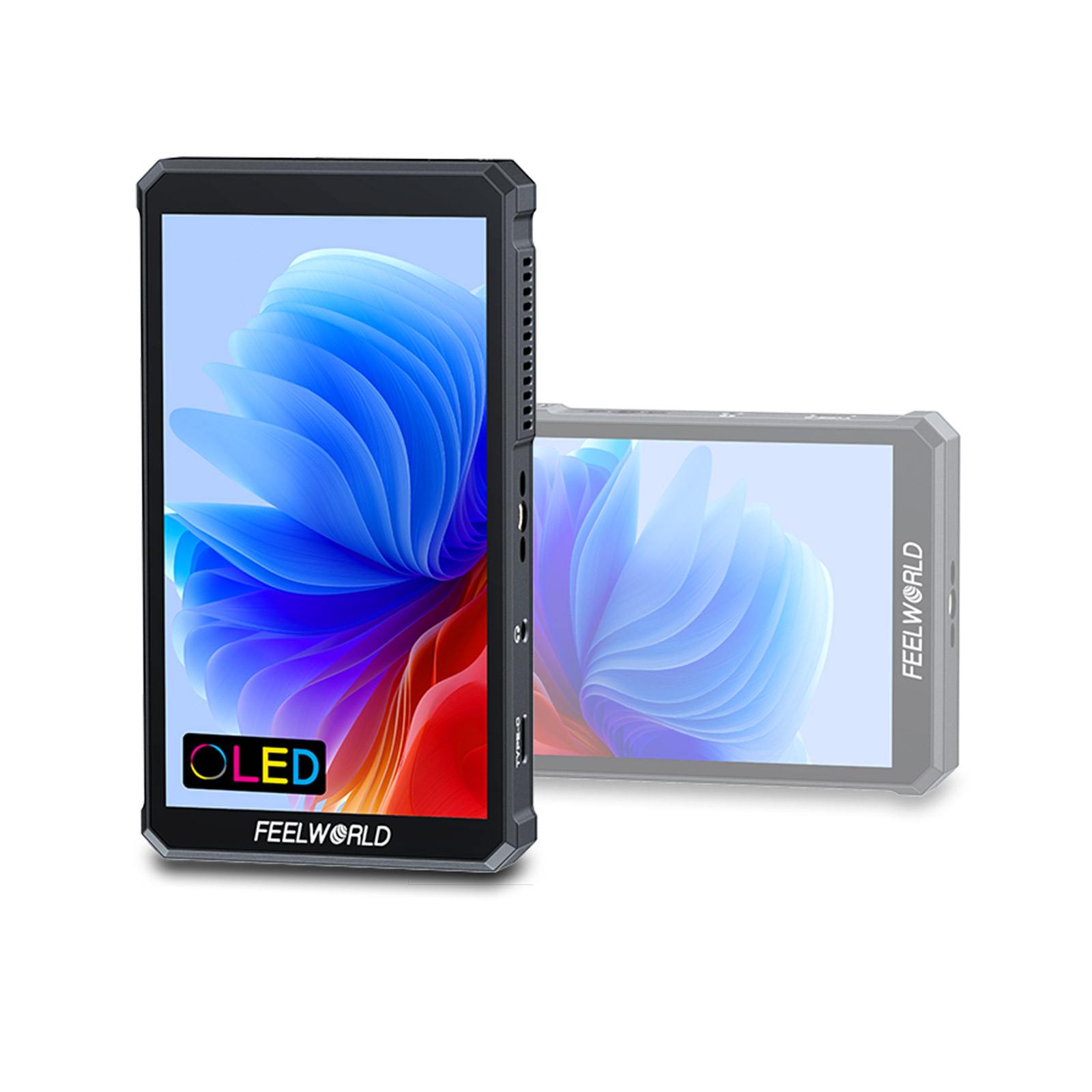 Feelworld 4Kカメラ用モニター+HDMIビデオコンバーターセット