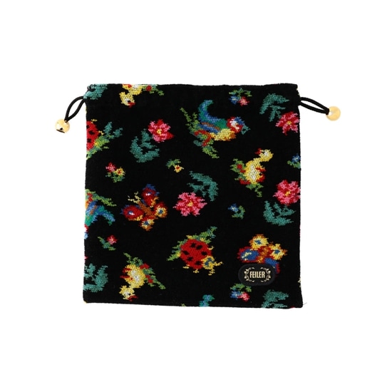 ハイジ 巾着 HE-166021（銀座・WEB限定）(ブラック): FEILER