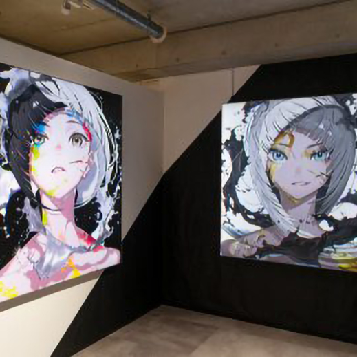 米山舞氏 個展＂EGO＂キャンバスアートボード 米山舞個展 EGO