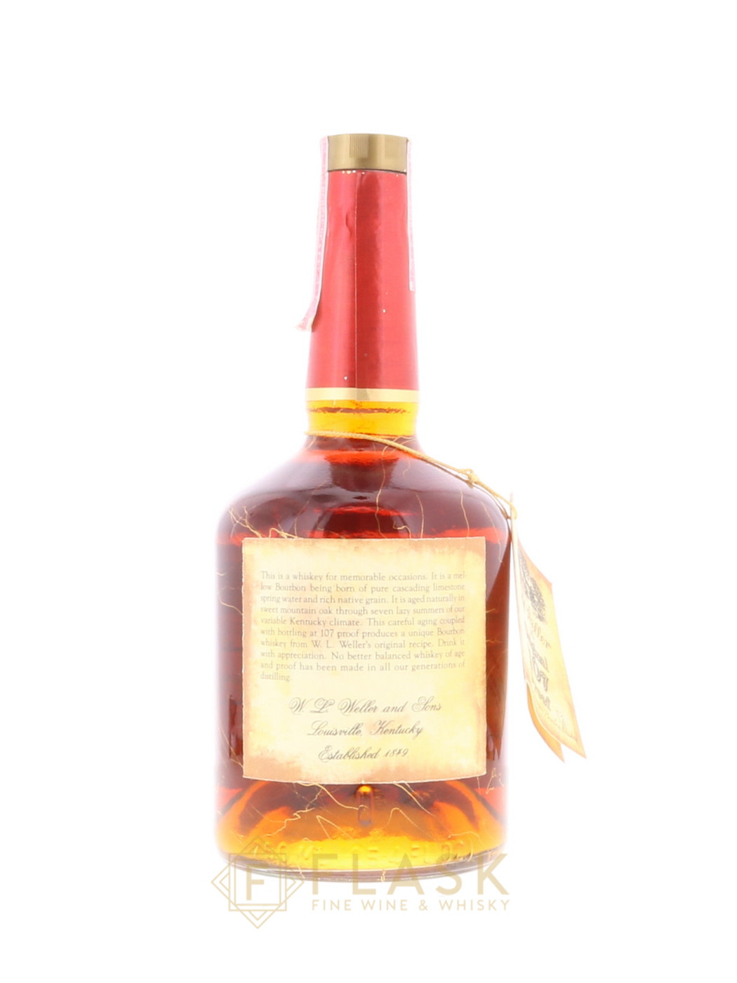 Buy Old Weller Original Bourbon 107 Proof 7 Year Old 1970s Private
