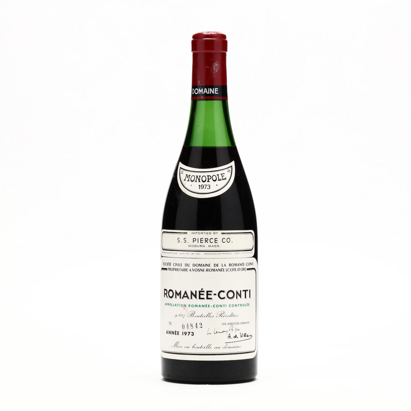Buy Domaine de la Romanee-Conti Romanee-Conti Grand Cru 1973