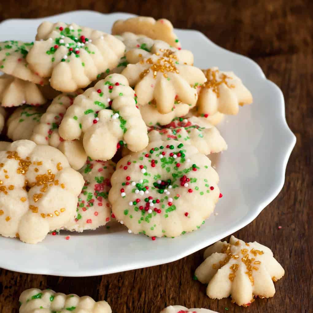Gluten Free Spritz Cookies - Flippin' Delicious
