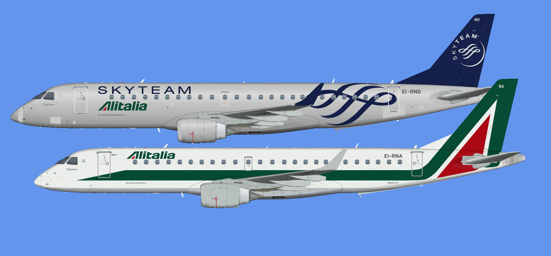 Alitalia Cityliner - The Flying Carpet Hub