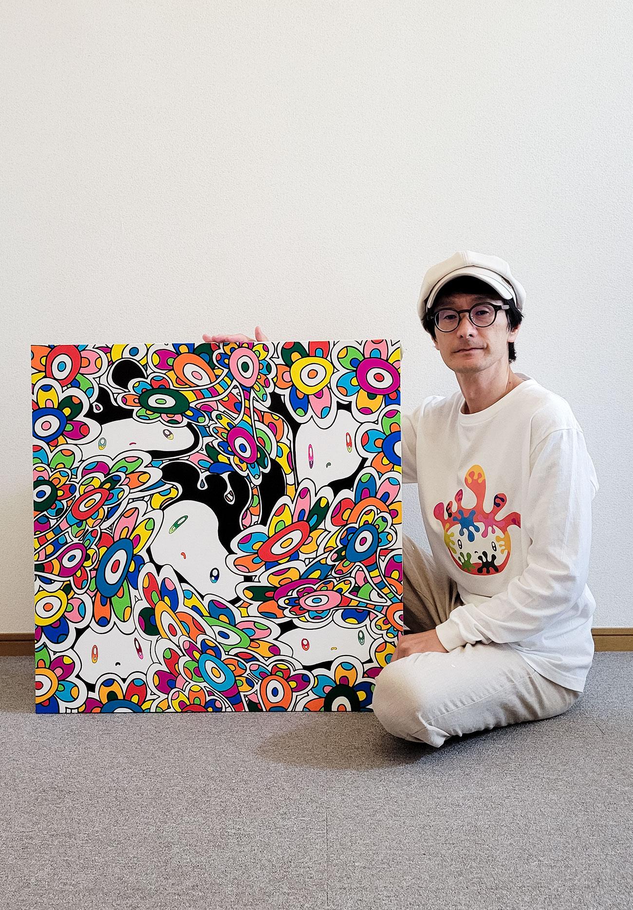 ☆鈴木哲也☆S20 現代アート 原画 絵画 ポップアート ☆送料無料#144 絵画