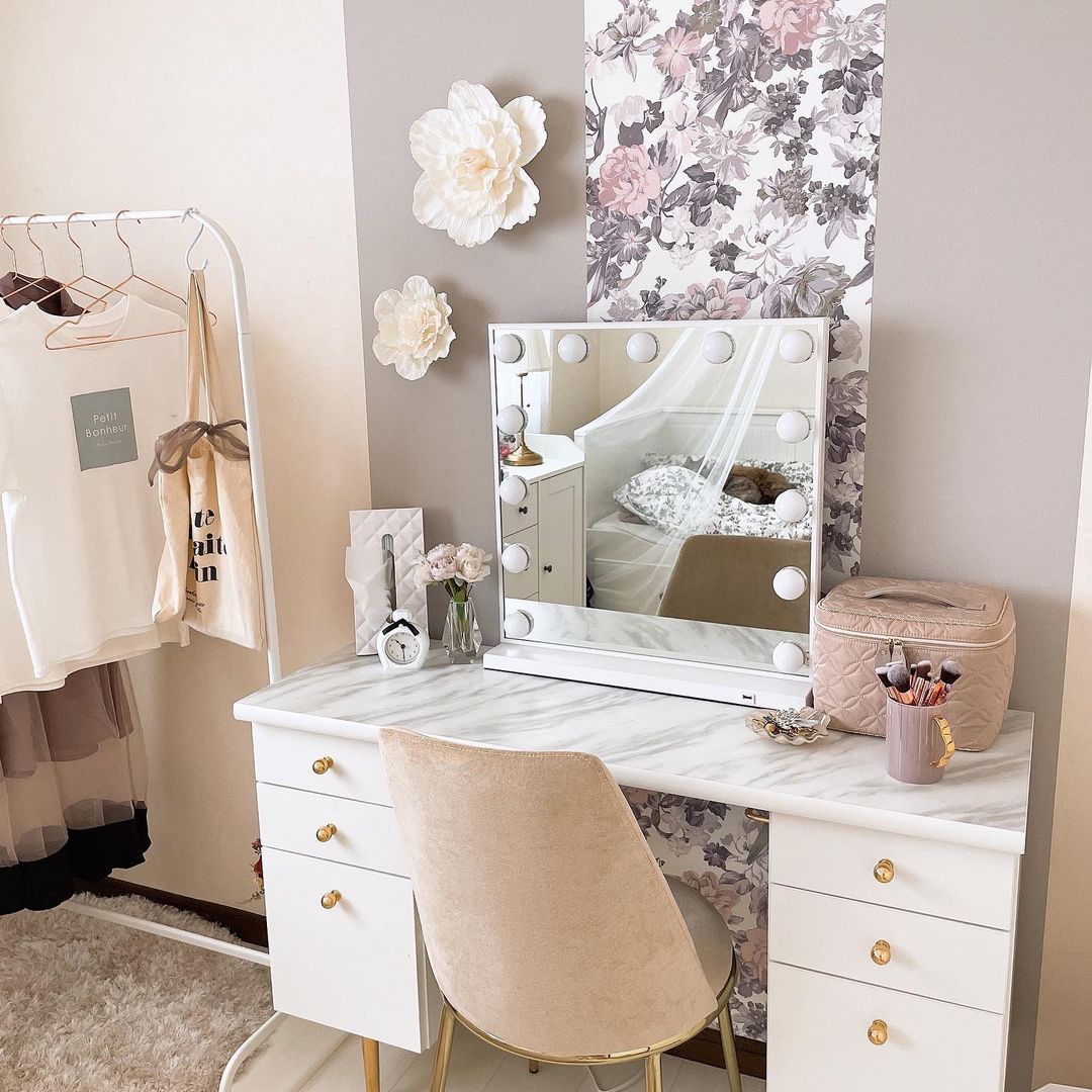 francfranc エルドラド コスメデスク 女優ミラーセット フランフラン