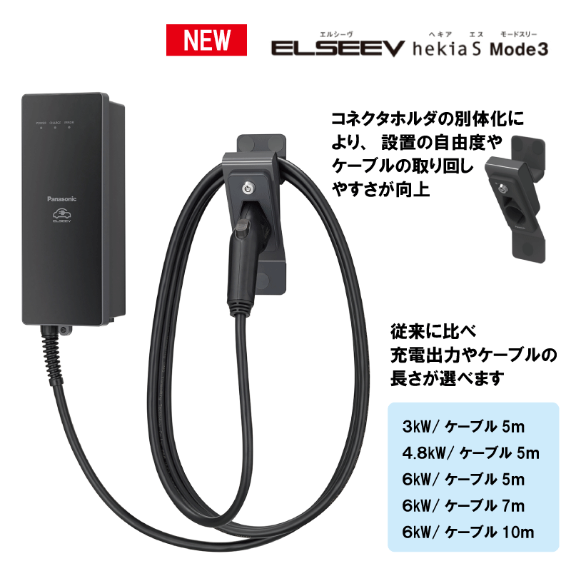 Tesla電気自動車（EV）200V充電コンセント＋漏電ブレーカー＋防雨
