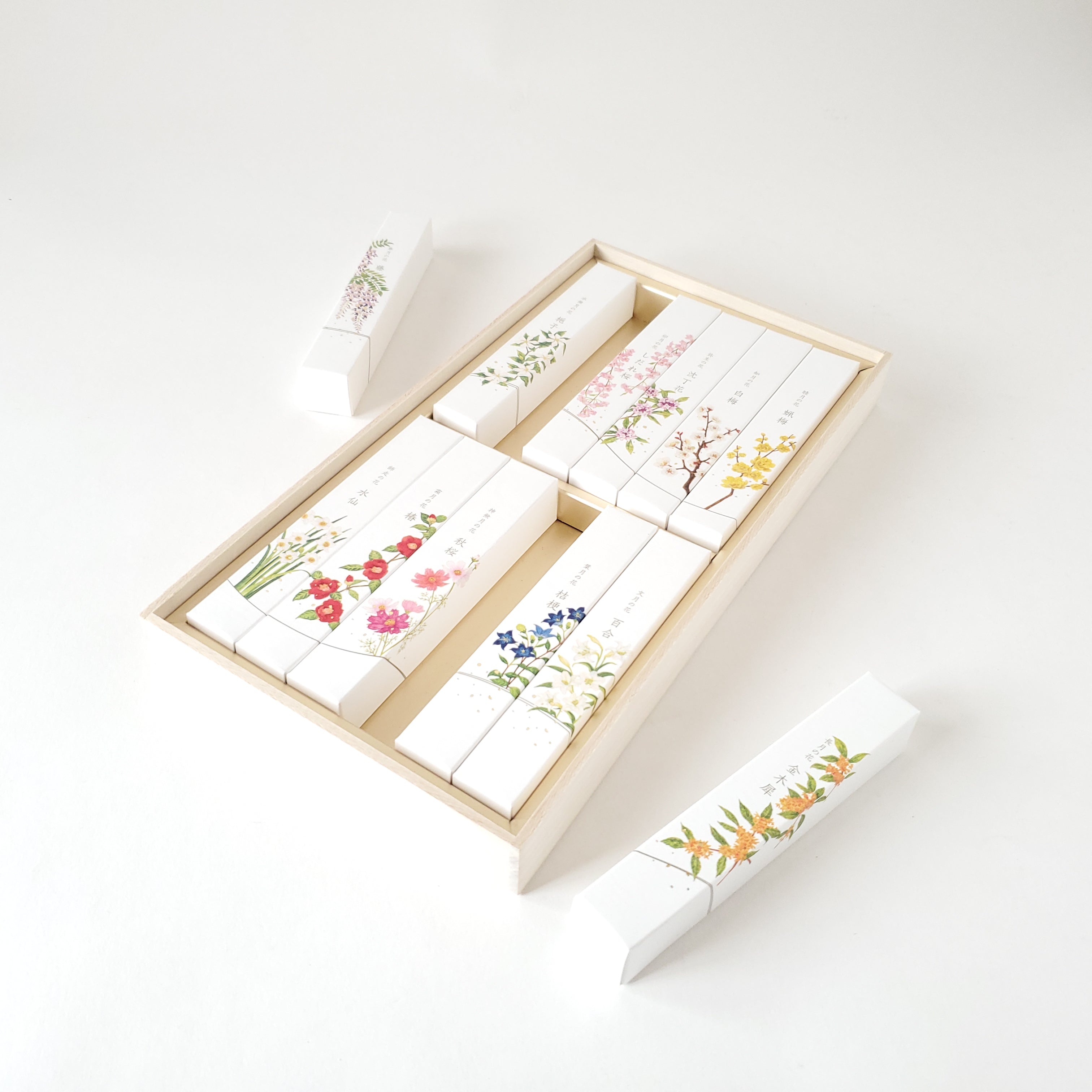 真作/嘉高/清秋/花鳥図/桐共箱付/布袋屋掛軸HC-993 真作/嘉高/清秋