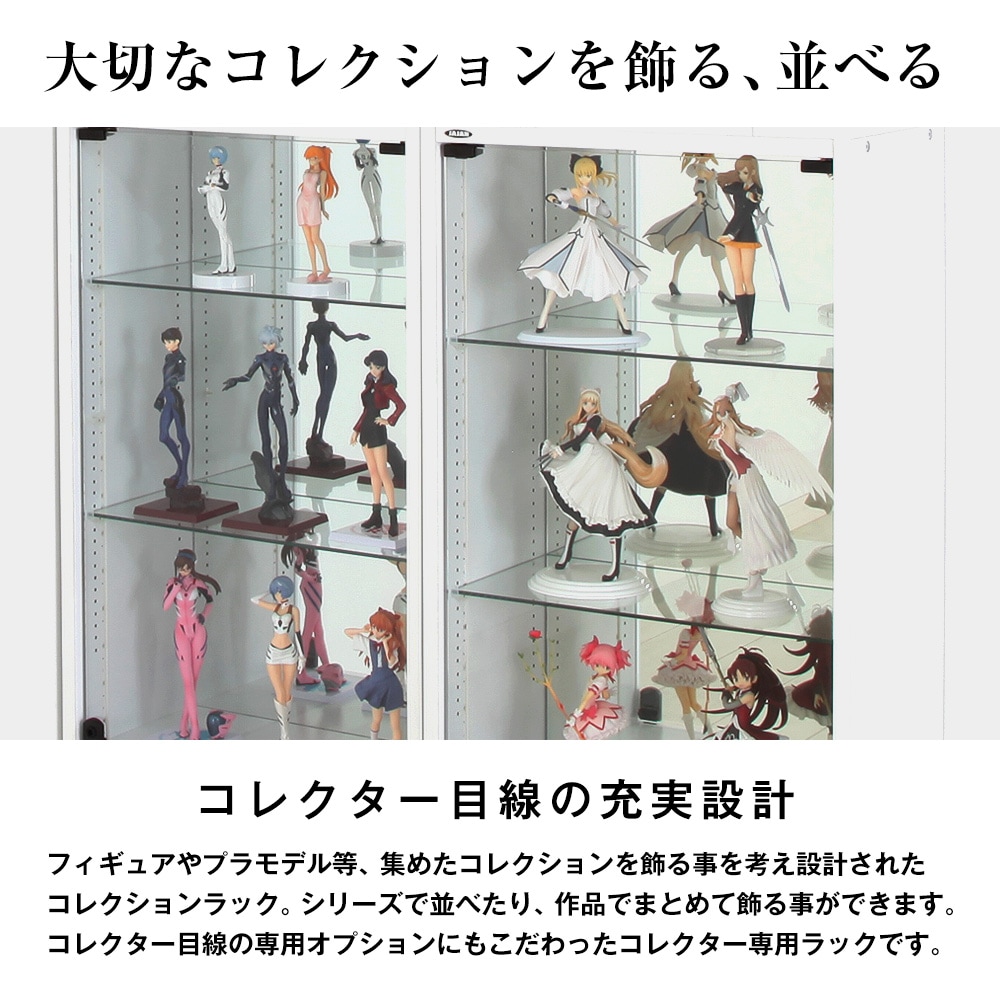 コレクションラック レギュラー ハイタイプ 幅55cm×奥行19cm