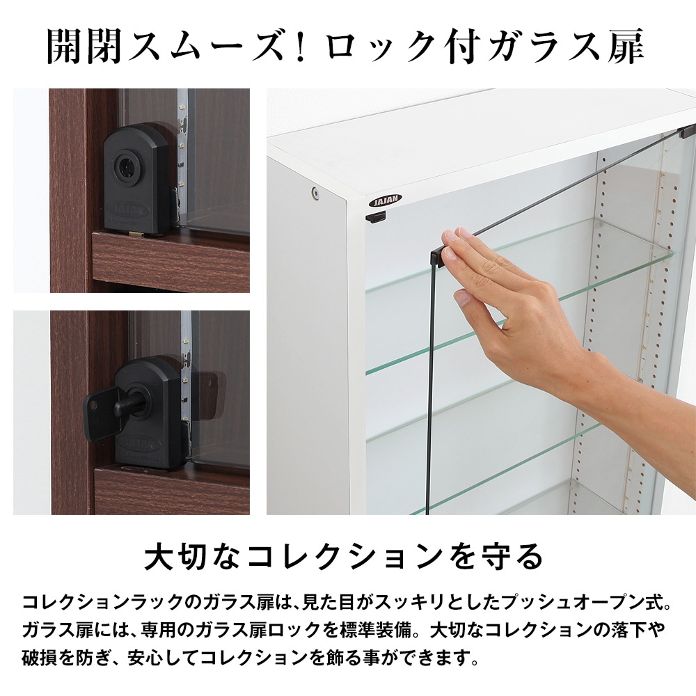 コレクションラック レギュラー ハイタイプ 幅55cm×奥行19cm