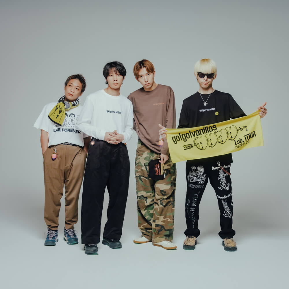 go!go!vanillas First Lab. 北海道 ツアー Tシャツ go!go!vanillas