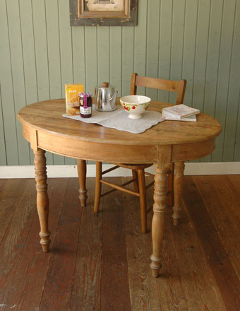 アンティーク オーバル テーブル(11-60)｜アンティーク家具