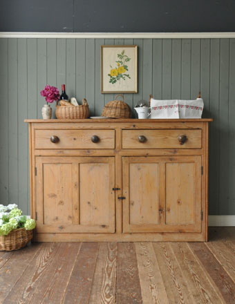 1930年代のアンティーク パインキャビネット(x-372-f)｜アンティーク家具