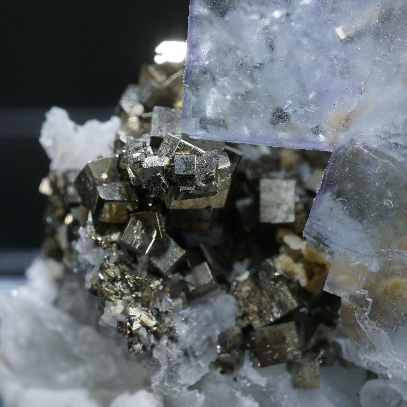 478 中国ヤオガンシャン産フローライト&パイライト