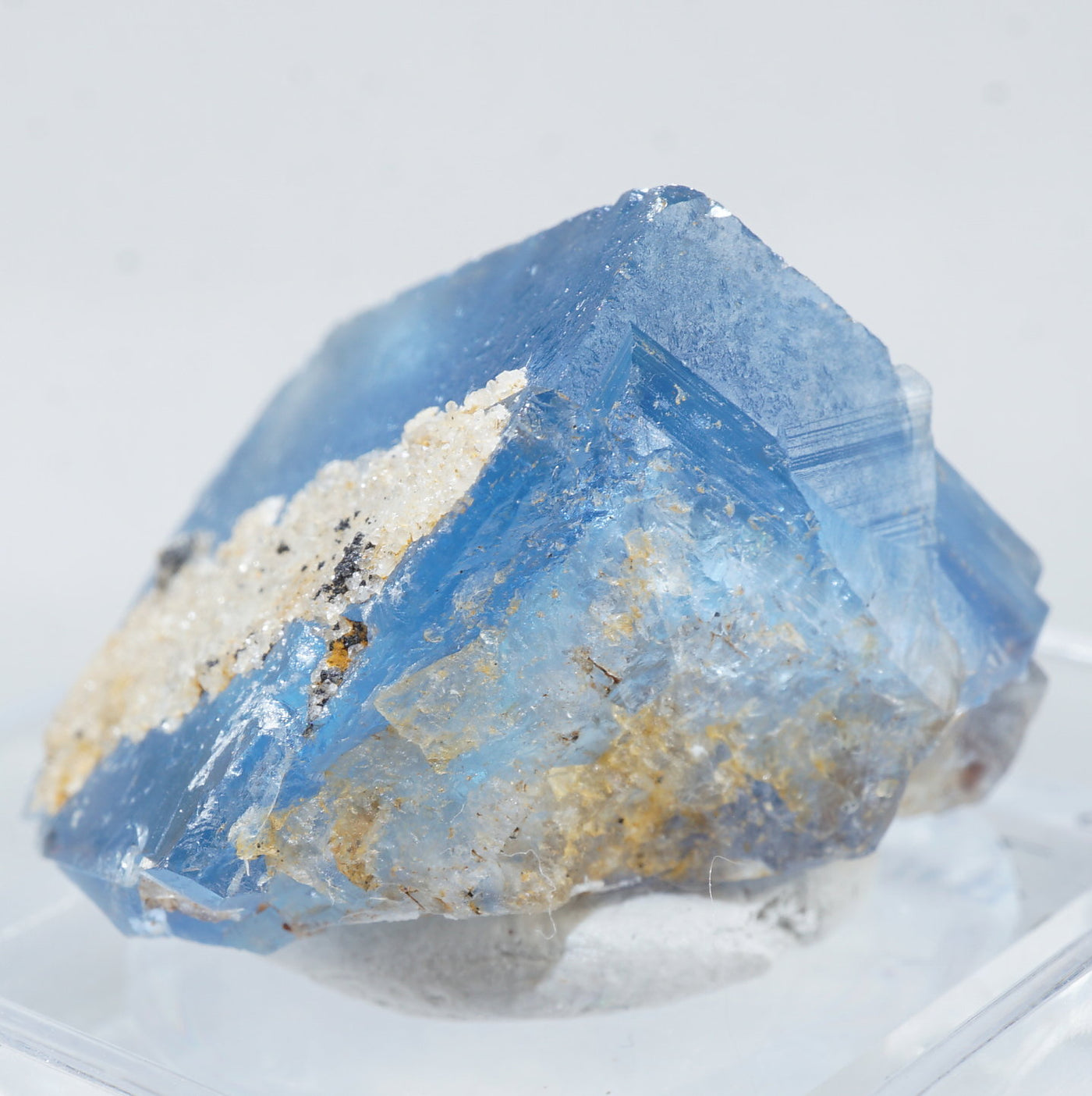 フランス産 蛍石 La Barre mine産 フローライト トリカラー 原石