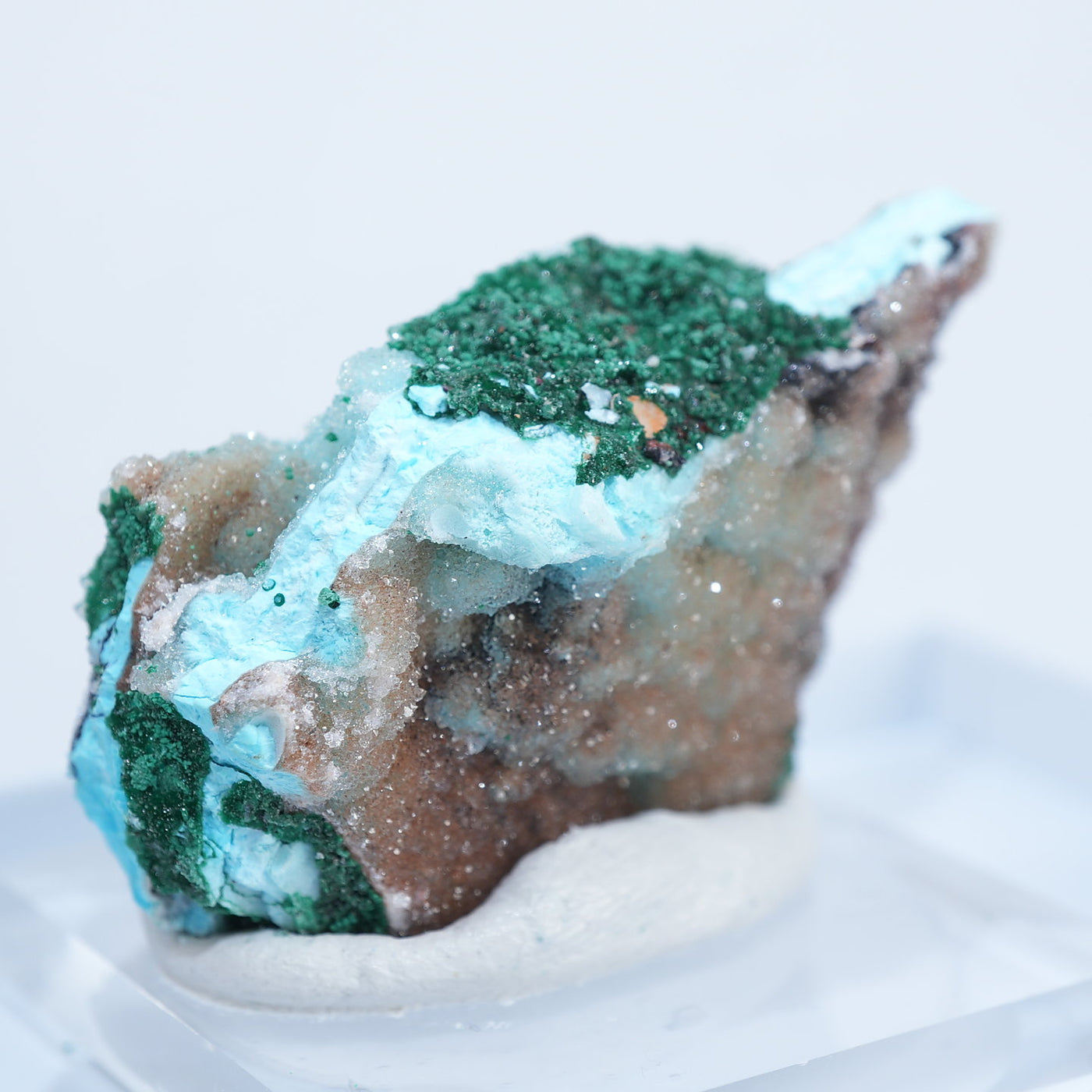 コンゴ民主共和国産 ドゥルージークリソコラ・マラカイト – 天然石