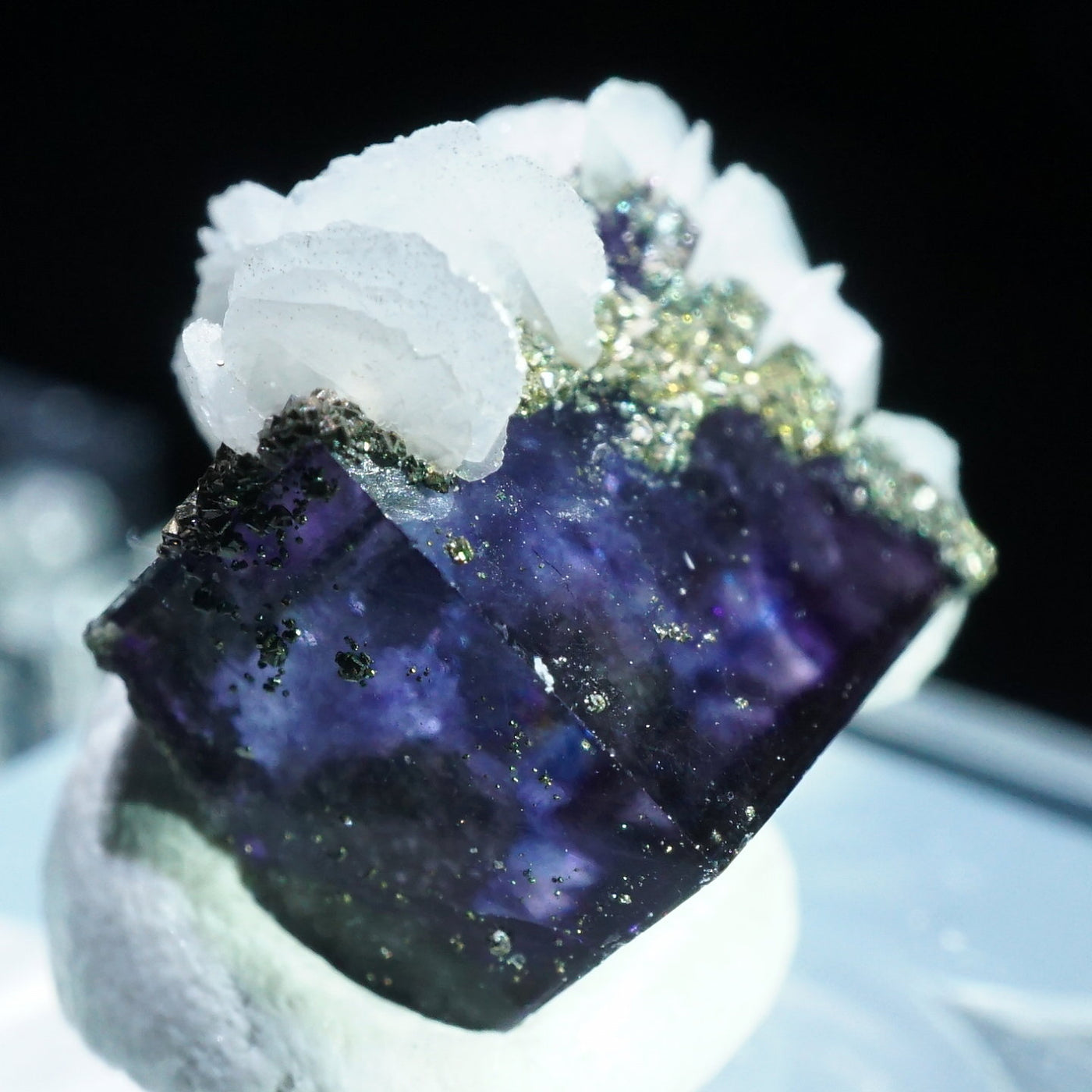 カルサイト パイライト 共生 鉱物 標本 原石 カルサイト パイライト