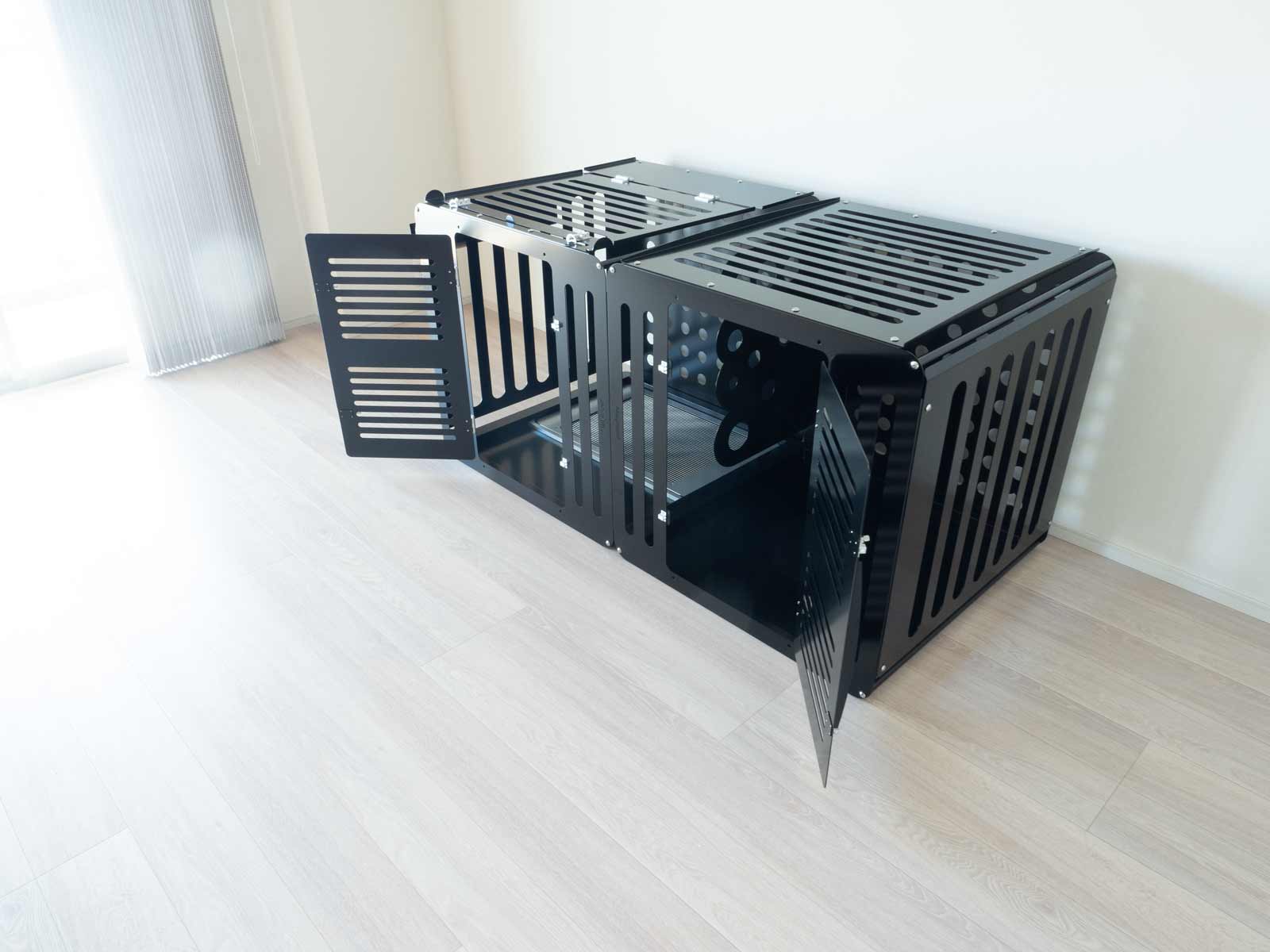 happyinuself | おしゃれ・高級アルミ製犬ケージ・ステンレス・アルミ