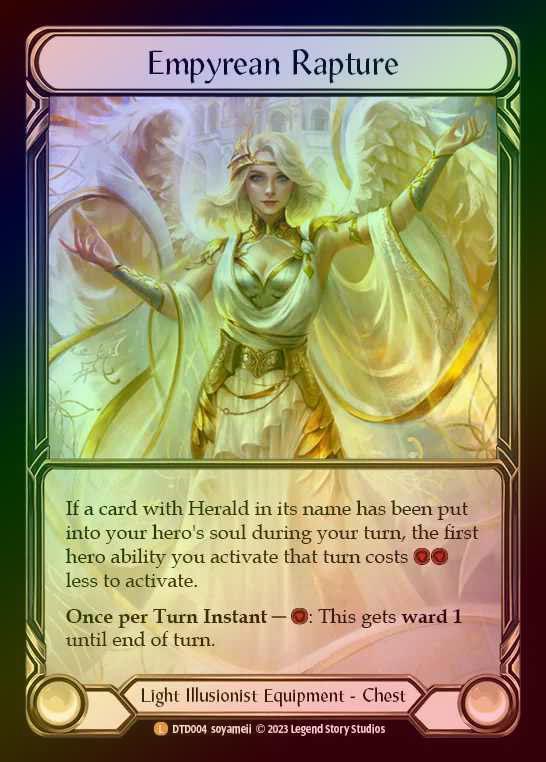 Empyrean Rapture FAB アーティストプルーフ Empyrean Rapture FAB