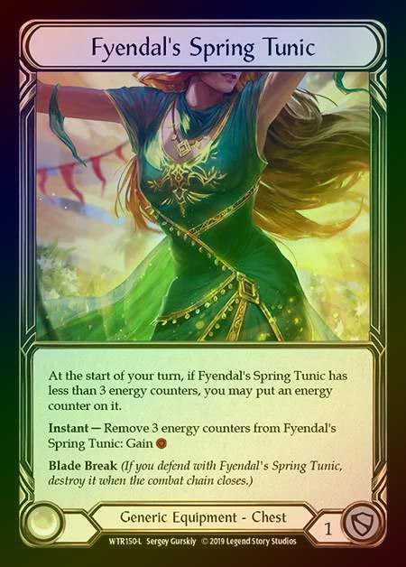 FAB Fyendal's Spring Tunic RF 英語 WTR EN】《Rainbow Foil