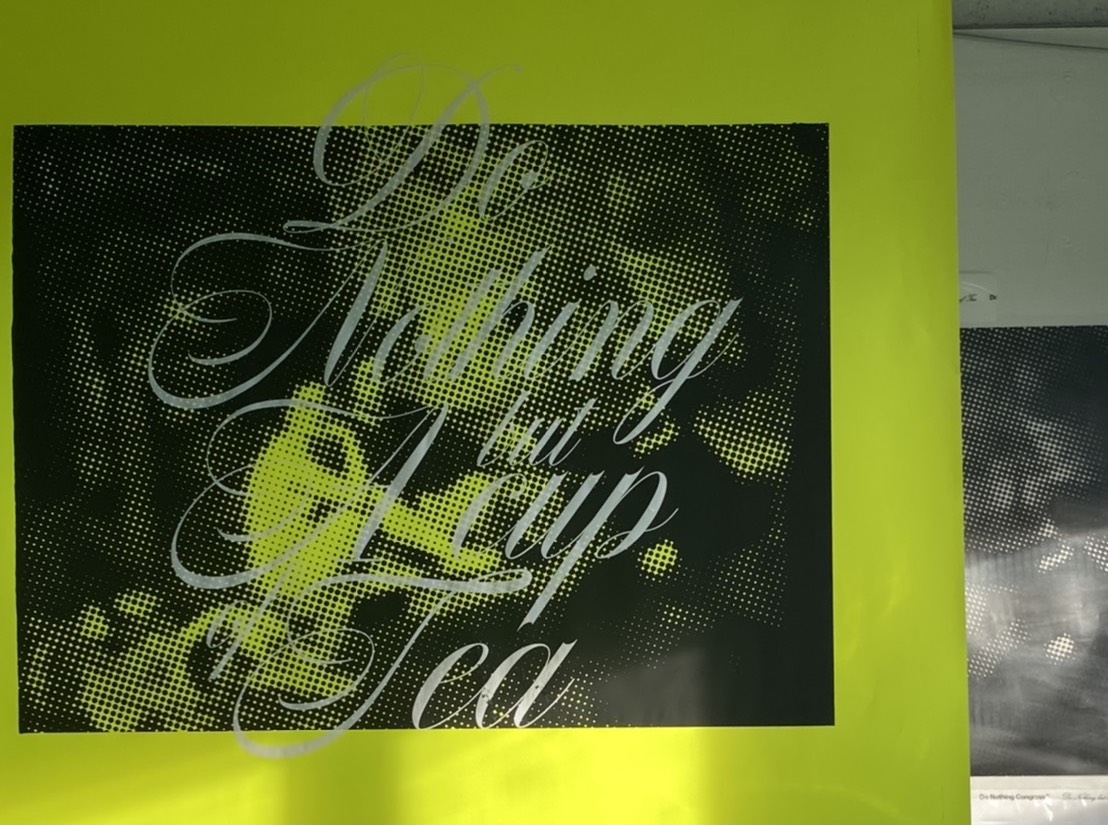 Do Nothing Congress ポスター 手刷り 藤原ヒロシ Do Nothing Congress