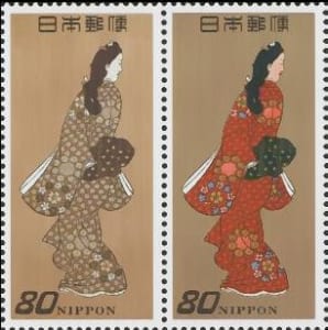 見返り美人切手