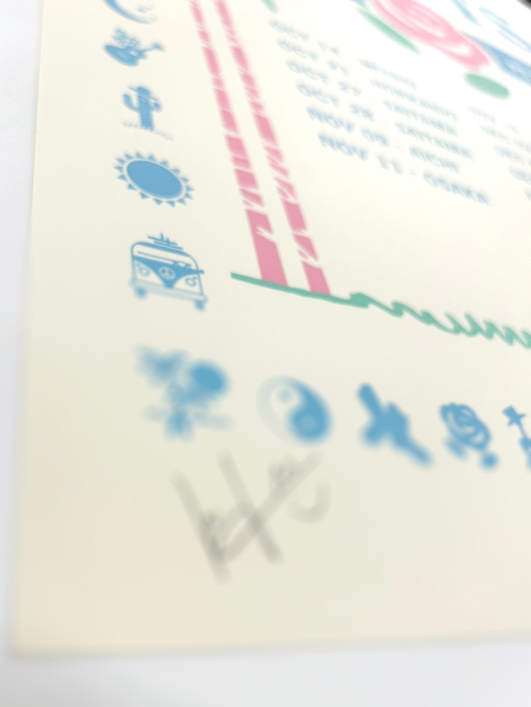 平井大 TOUR 2024 silkscreen print hand-made 平井 大｜『HIRAIDAI