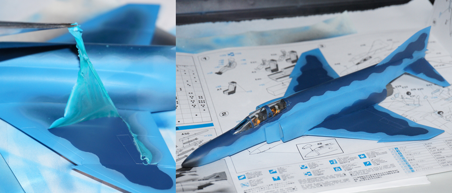 航空自衛隊 F-4EJ改 ハセガワ 1/72 洋上迷彩塗装 モデラー作製完成品