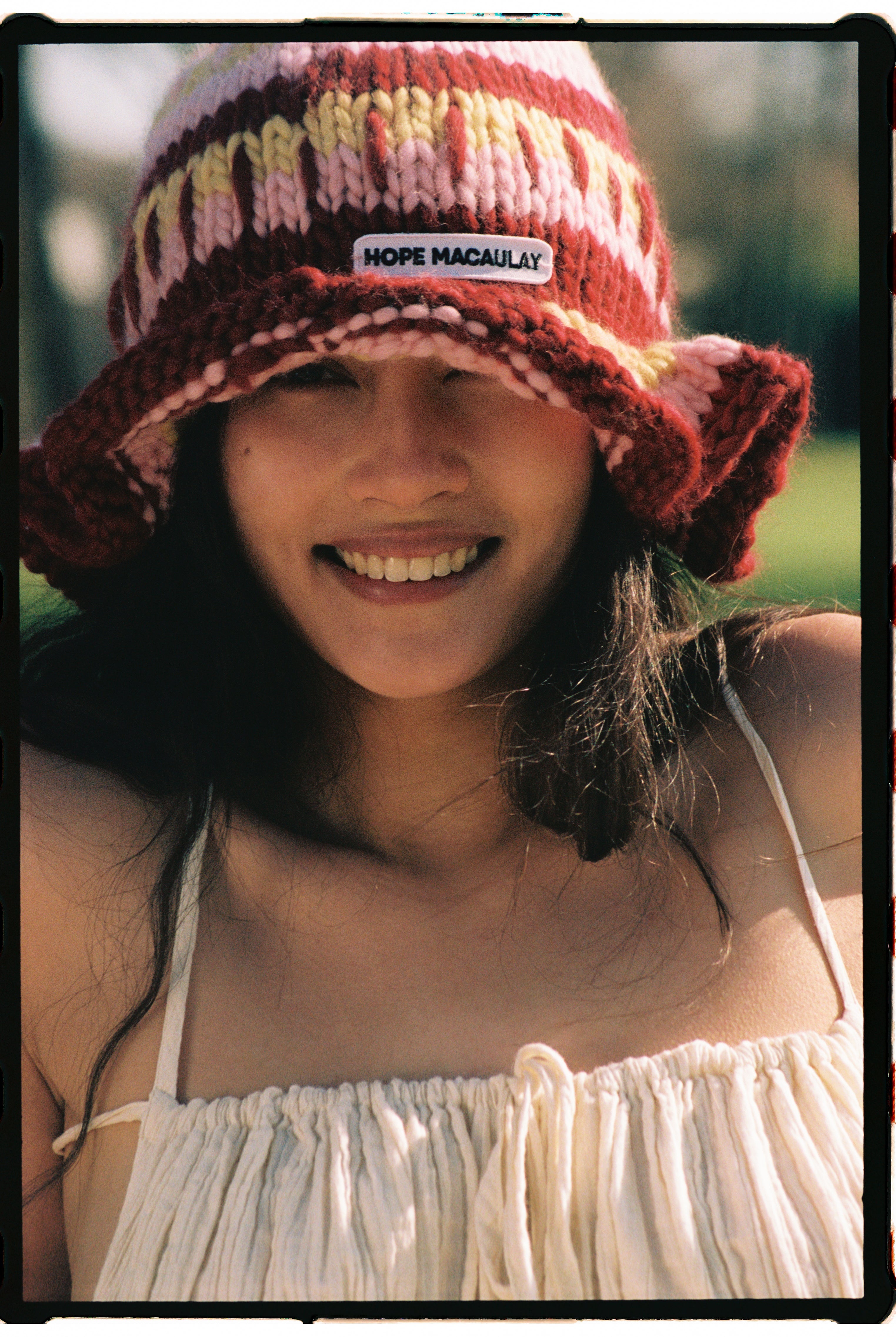 レミ パッチワークニット バケットハット | Hope Macaulay