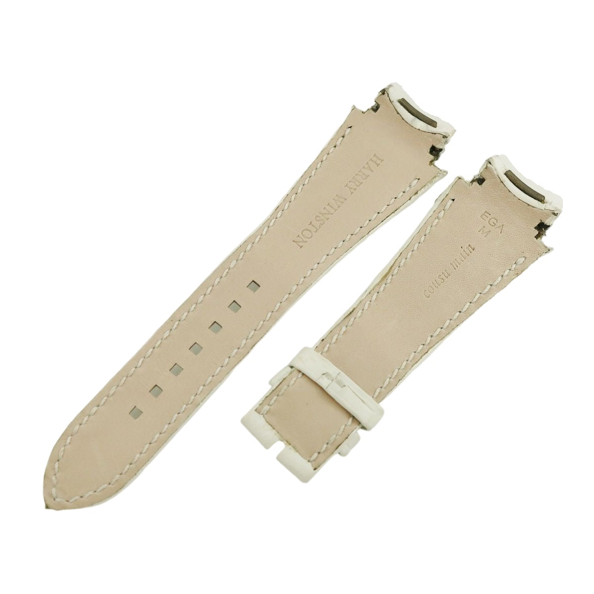 ハリーウィンストン Harry Winston ホワイト クロコダイル 腕時計