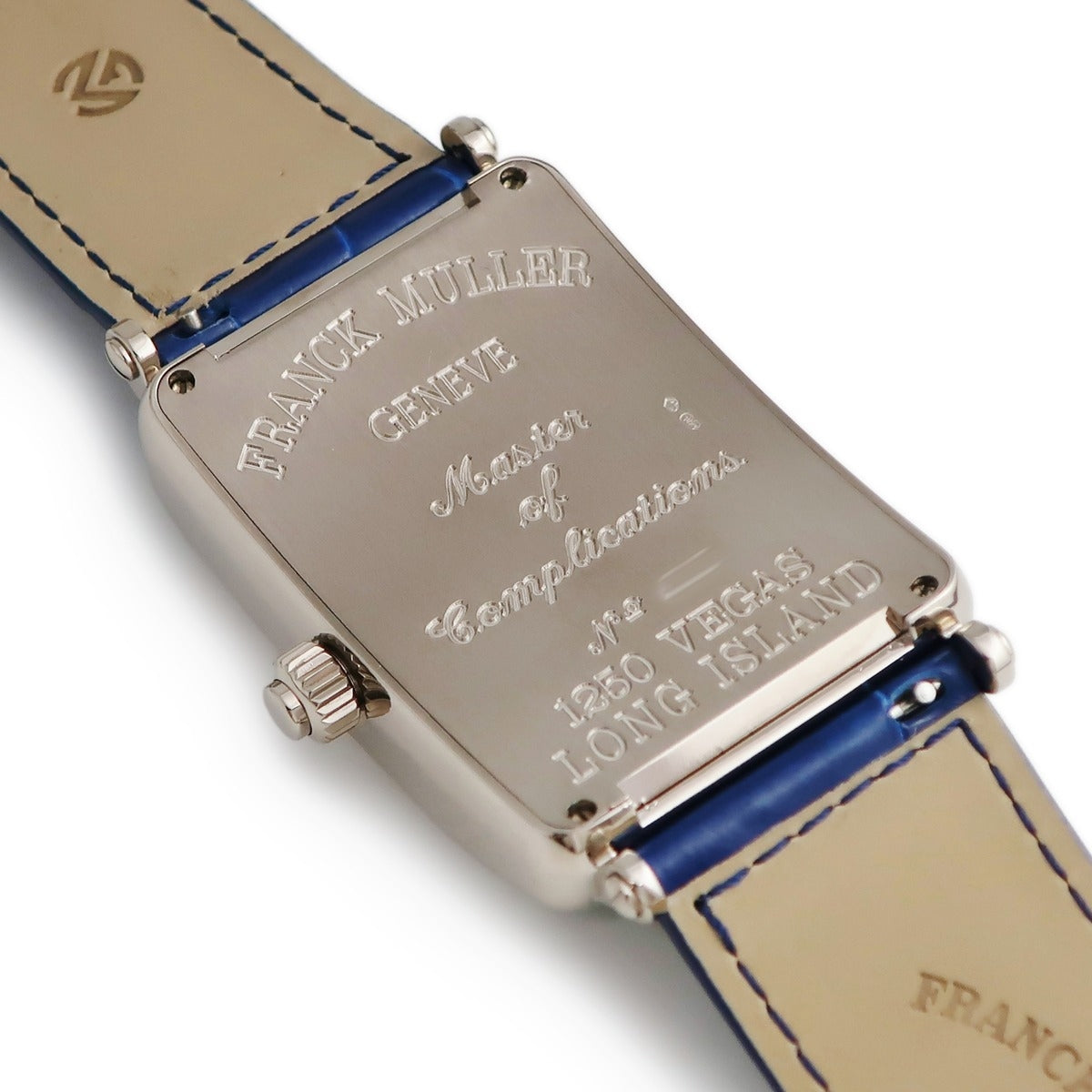 16mm フランクミュラー 純正 ダークブルー ストラップ ベルト FRANCK