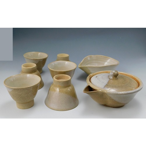 希少品 古い萩焼 茶道具 茶器 人間国宝 第十三代 坂田泥華早期 茶碗