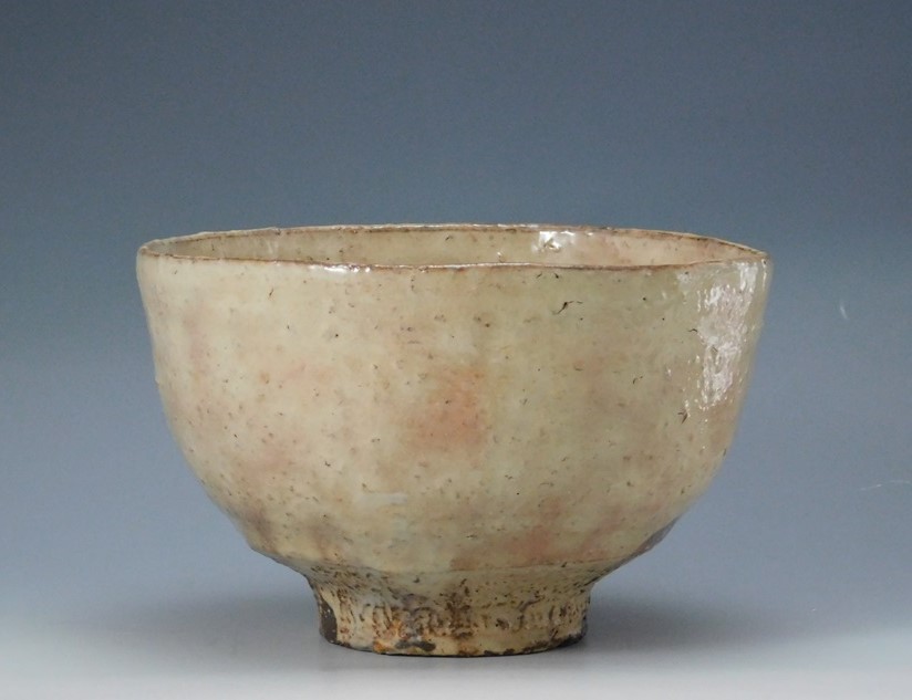 萩茶碗（田原 陶兵衛作）共箱 【茶道用抹茶碗】 茶道具 抹茶茶碗 萩