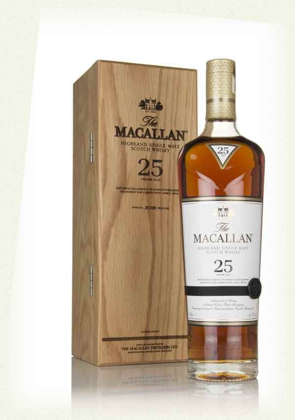 Macallan Sherry Oak Single Malt Scotch Whisky 2018 25 year old